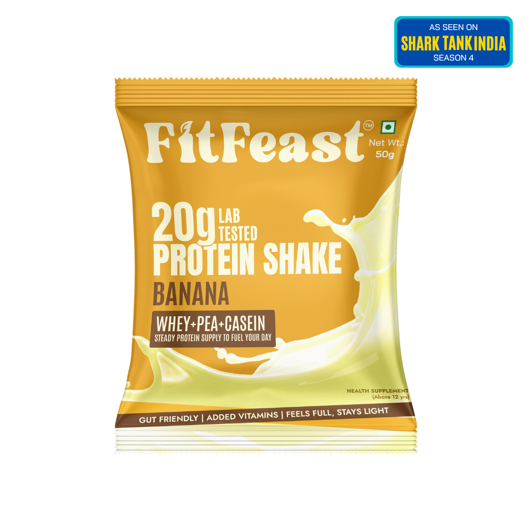 Protein Sachet - Banana Flavour (Each 50g ) | As Seen on Shark Tank
