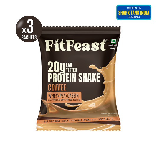 Protein Sachet - Coffee Flavour (Pack of 3) (50g Sachet)