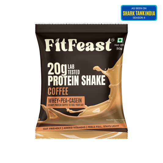 Protein Sachet - Coffee Flavour (Each 50g ) | As Seen on Shark Tank