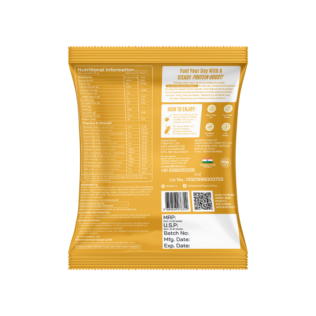 Protein Shake BYOB 2kg | 4 Flavours | 3P Lab Tested