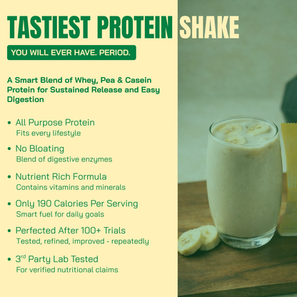 Protein Sachet - Banana Flavour (Each 50g ) | As Seen on Shark Tank