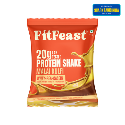 Protein Sachet - Malai Kulfi Flavour (Each 50g ) | As Seen on Shark Tank