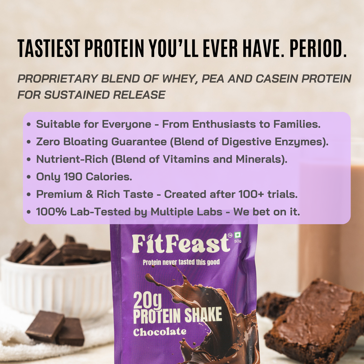 Whey Protein - Chocolate Sachet (Each 50g)