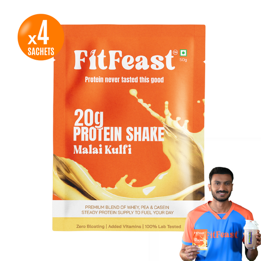 Protein Sachet - Malai Kulfi (Pack of 4) (Each 50g)