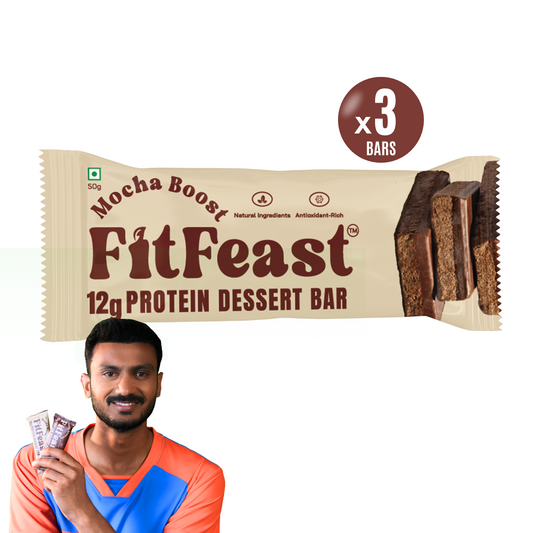 Dessert Protein Bars – Mocha Boost (Pack of 3)