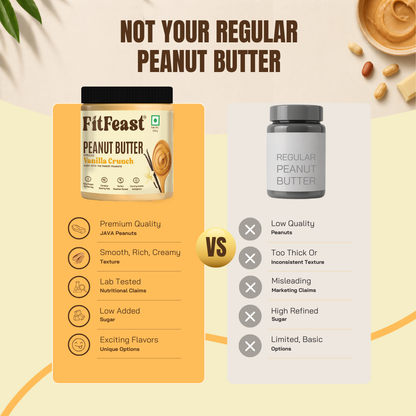 Vanilla Crunch Peanut Butter 380g