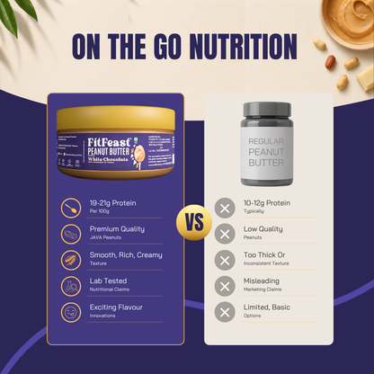 Free - White Chocolate Peanut Butter 140g