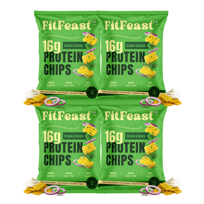 Protein Chips Cream & Onion x 4